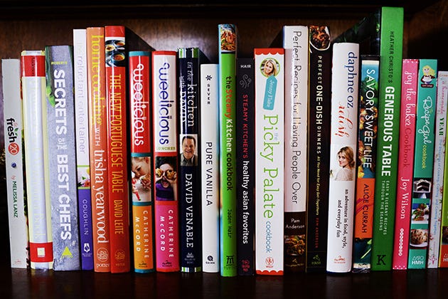 A Few of My Favorite Cookbooks - Wildwood Reads