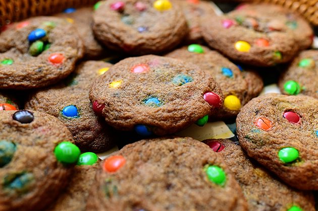 Giant M&M Cookies Recipe - Food Fanatic