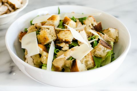 Grilled Chicken Caesar Salad on The Pioneer Woman: Food & Friends. (Recipe and post from Erica Kastner of Buttered Side Up)