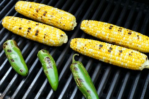 Grilled Sweet Corn and Jalapeno Slaw