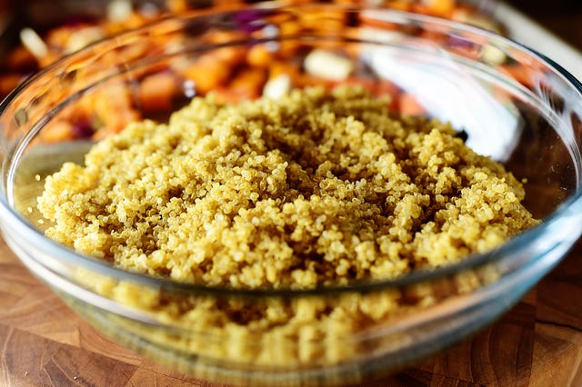 Quinoa with Buttery Roasted Vegetables