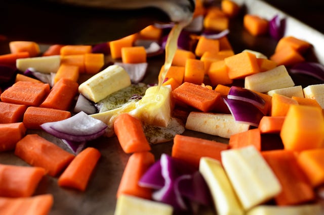 Quinoa with Buttery Roasted Vegetables
