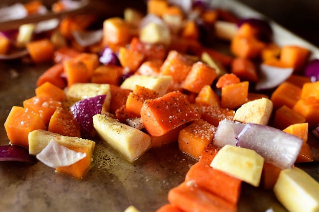Quinoa with Buttery Roasted Vegetables