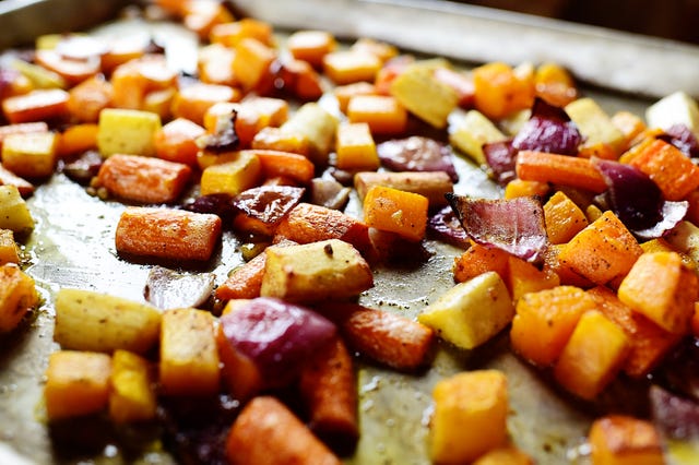 Quinoa with Buttery Roasted Vegetables