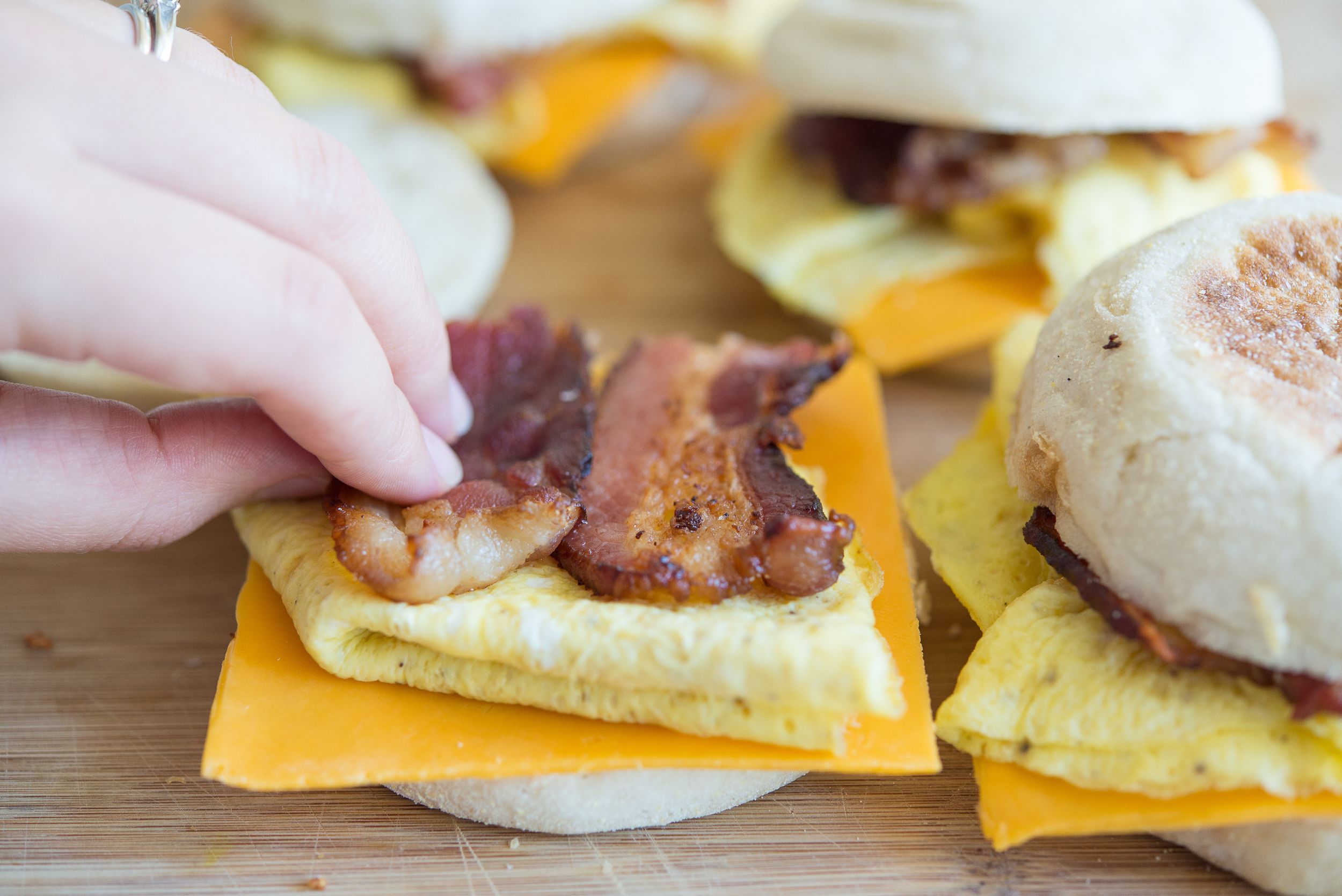 Healthy Make Ahead Breakfast Sandwiches - Kim's Cravings