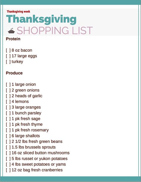 shopping list thumbnail