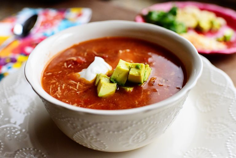 Best Slow Cooker Chicken Tortilla Soup Recipe - How to Make Slow Cooker ...