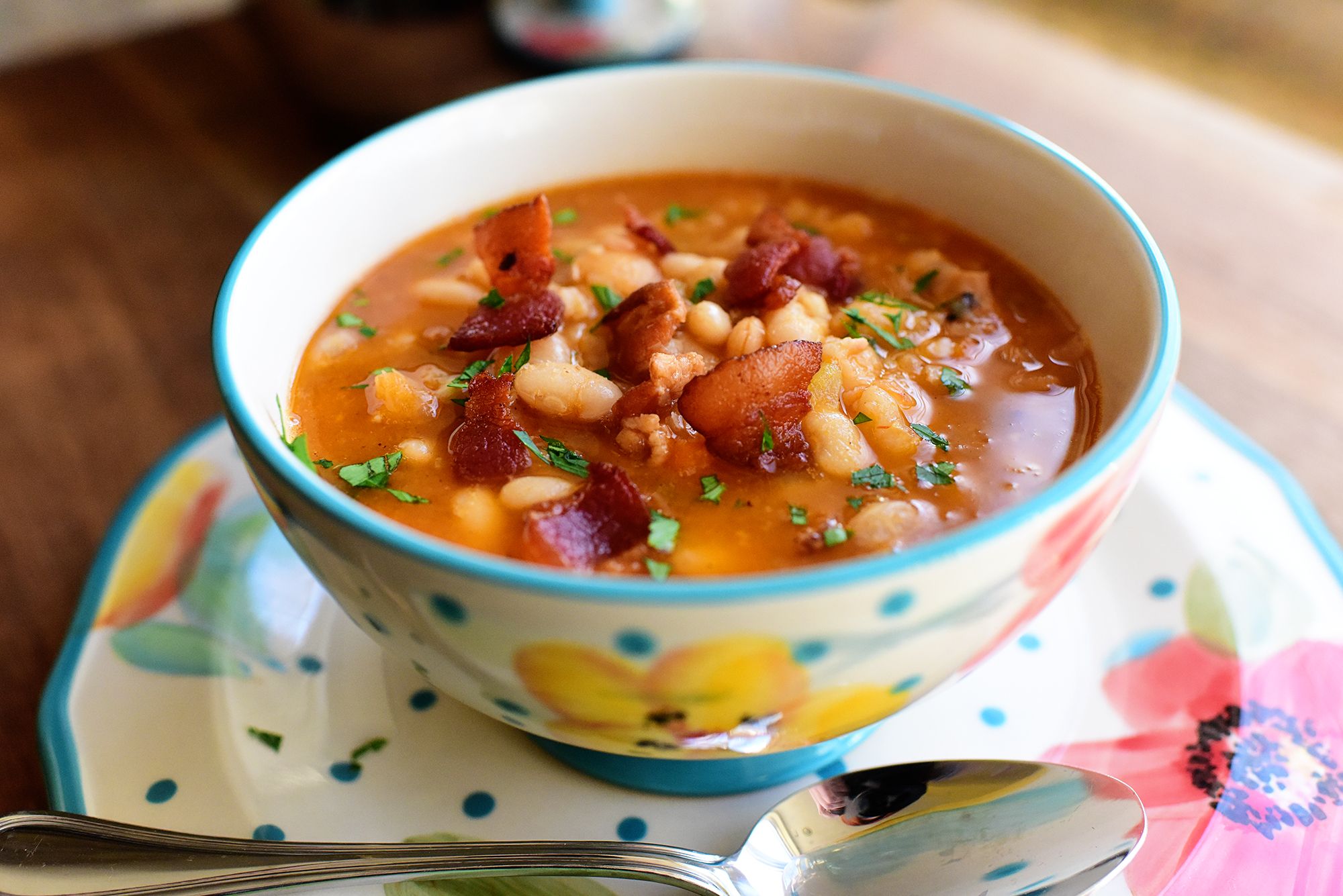 Bean with Bacon Soup