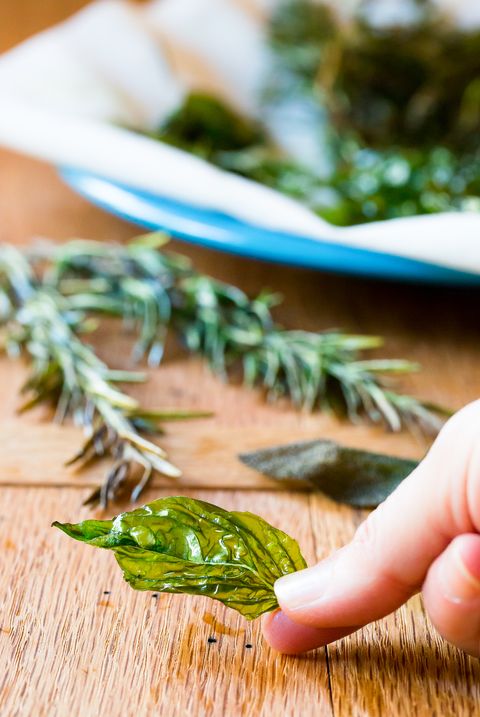 How to Flash Fry Herbs