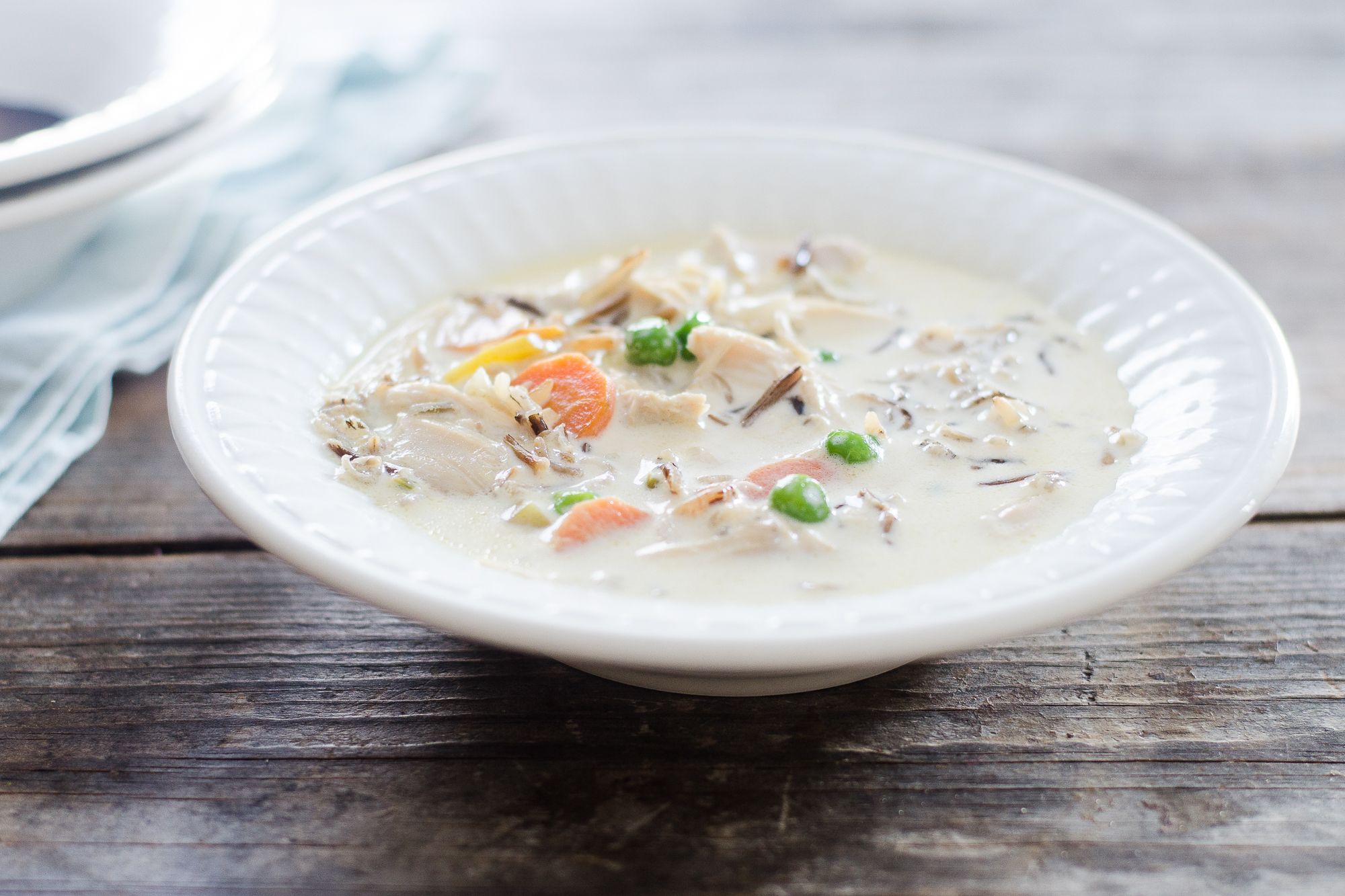 Creamy Chicken and Wild Rice Soup (With Meal Prep Instructions