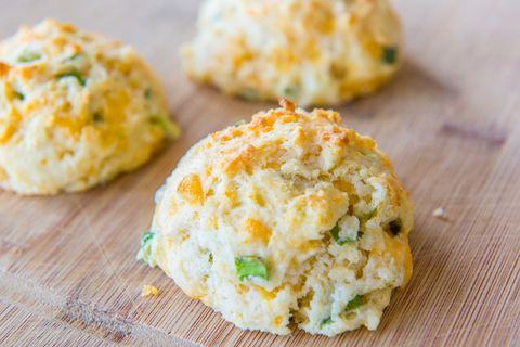 How to Make Drop Biscuits cheddar scallion version