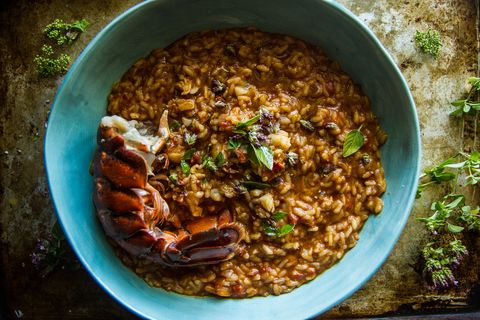 Lobster and Spiced Tomato Risotto