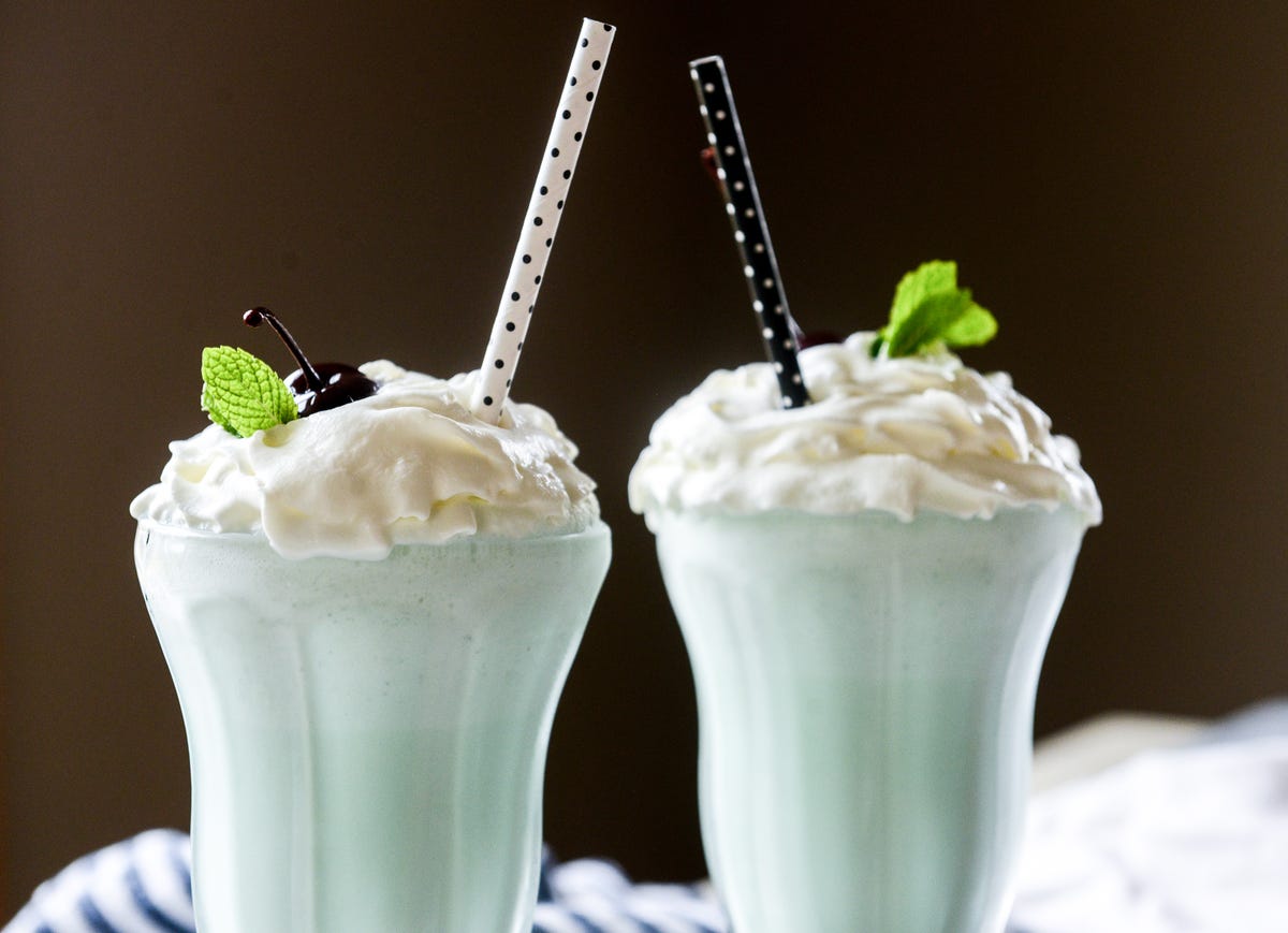 Creamy Mint Milkshake One Shots