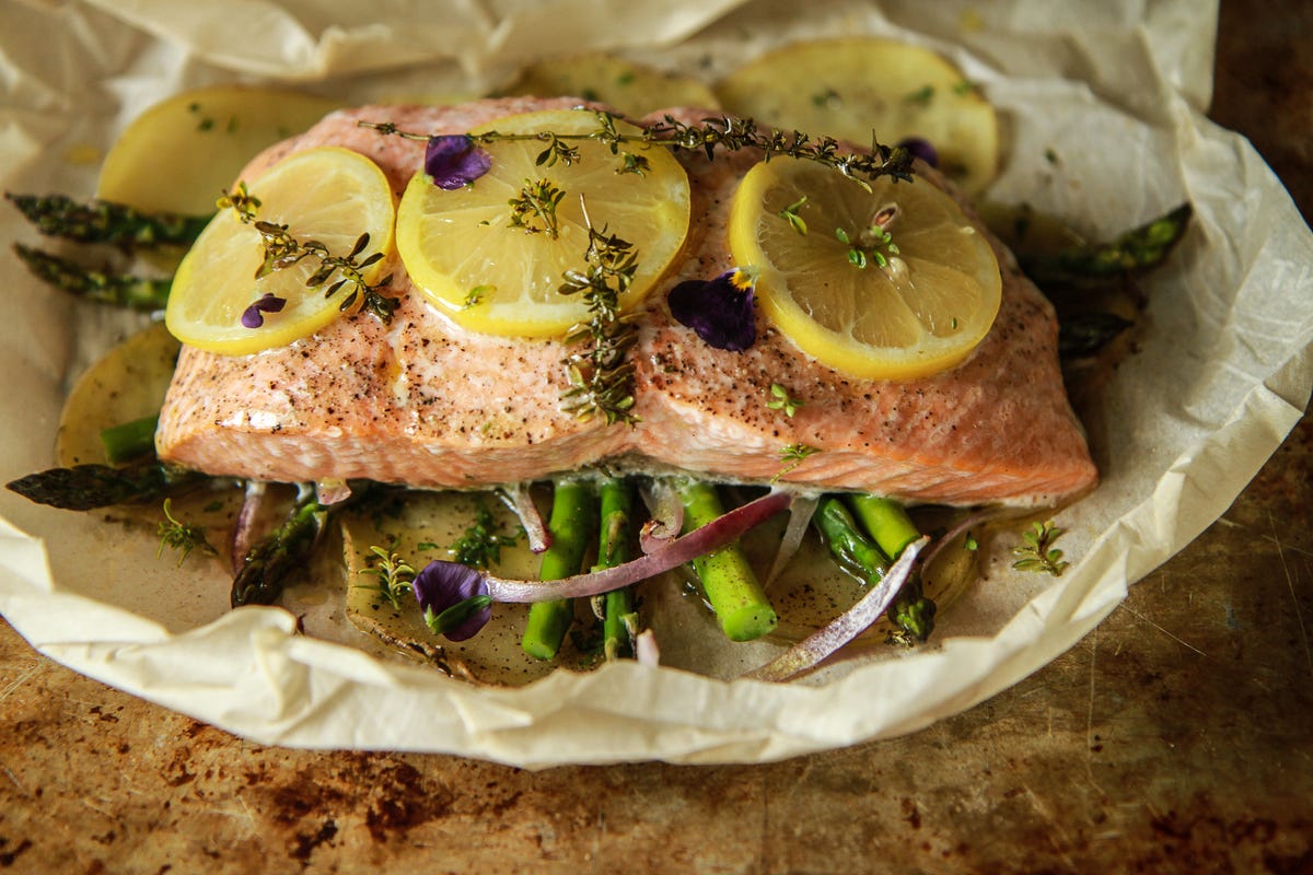 Salmon in Parchment Paper