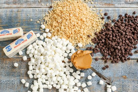Extra-Marshmallow Chocolate Peanut Butter Rice Krispies Bars