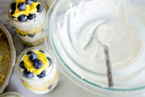 Individual Lemon Blueberry Trifles