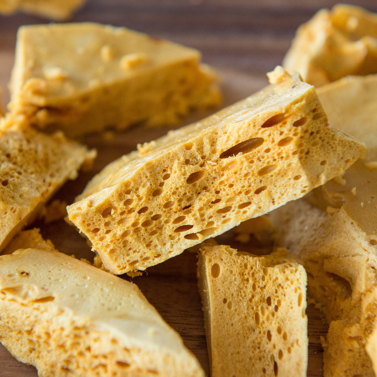 Homemade Honeycomb Candy