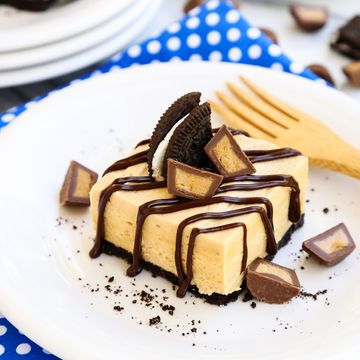 No-Bake Chocolate Peanut Butter Pie Bars