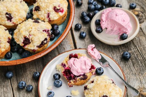 Fluffy Whipped Blueberry Butter
