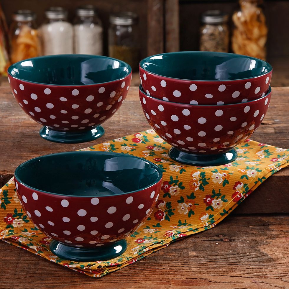 Pioneer Woman Dishes - Pink Polka Dot Creations