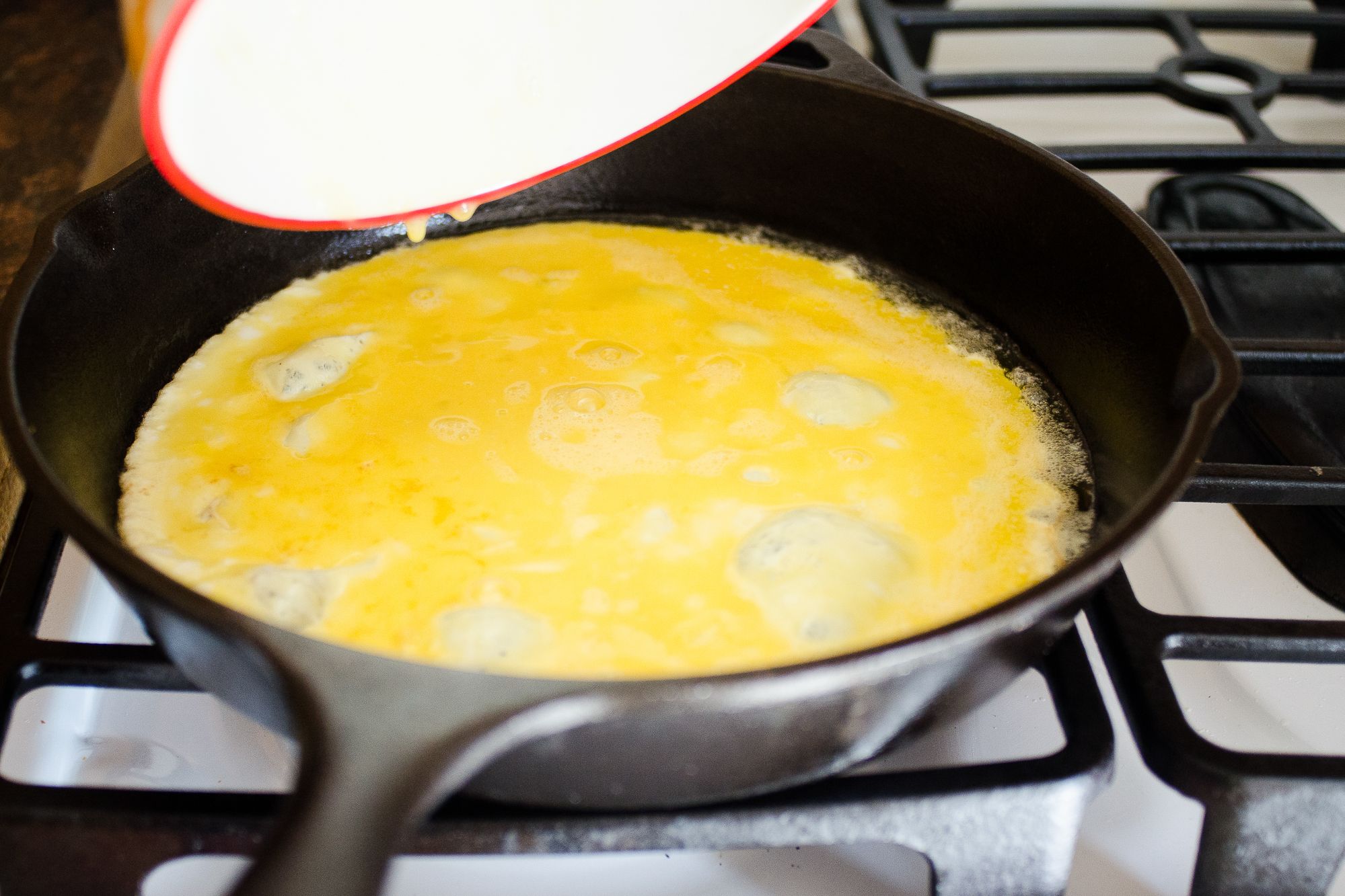 so close to having been the best omelet i ever made : r/castiron