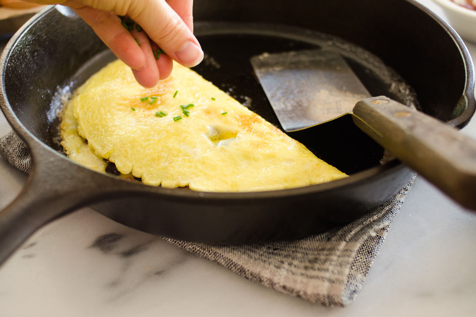 so close to having been the best omelet i ever made : r/castiron