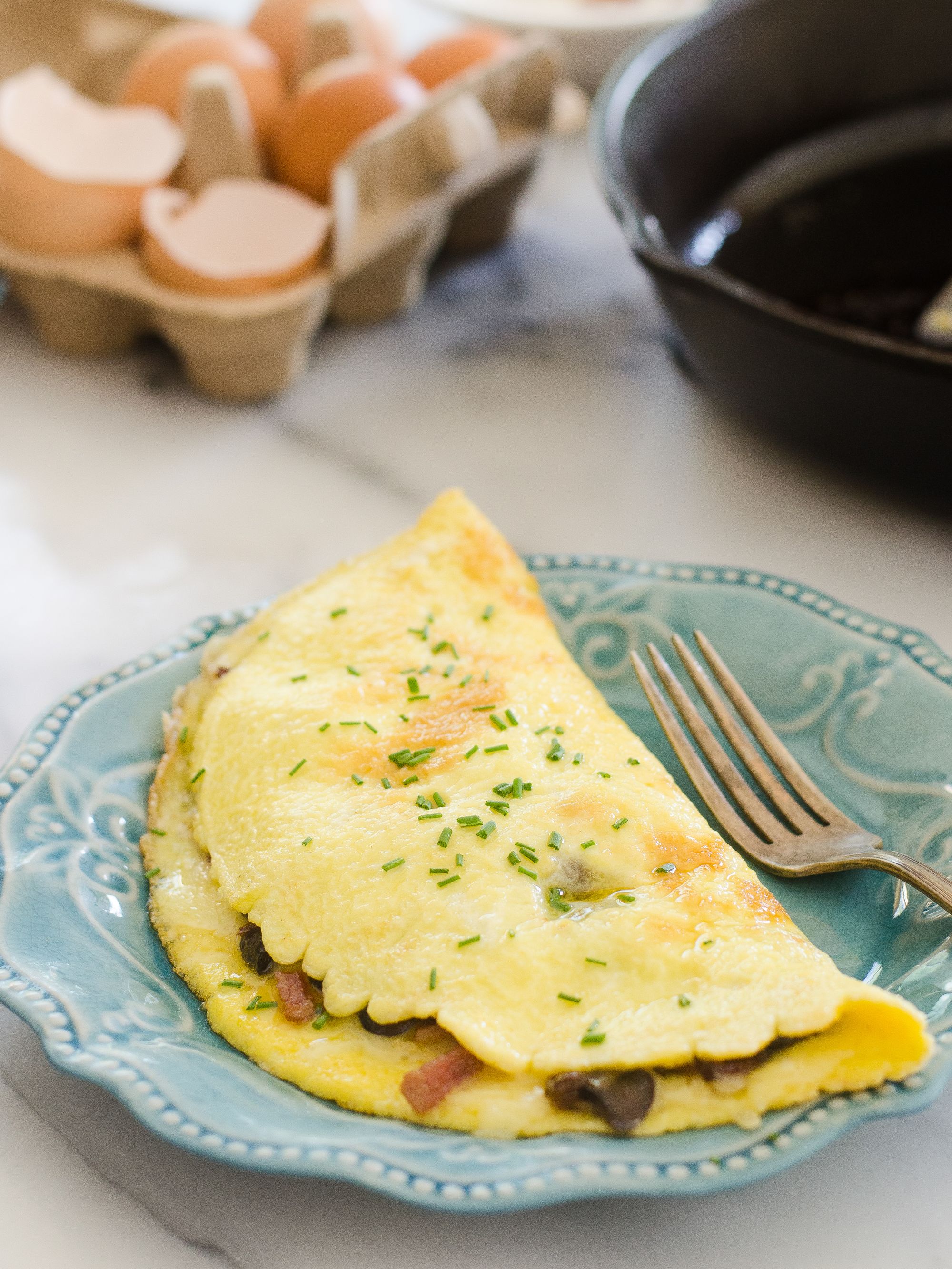 so close to having been the best omelet i ever made : r/castiron