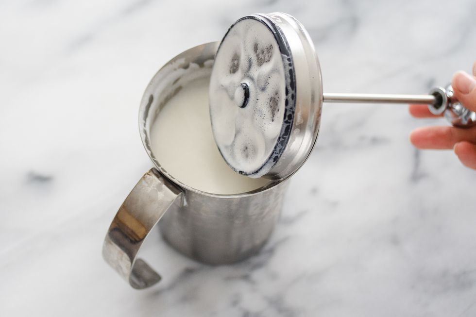 Our milk frother is a powerful tool  Our milk frother is a powerful tool.  Use it to froth all types of milk, including soya, rice, almond, coconut,  UHT and powdered as