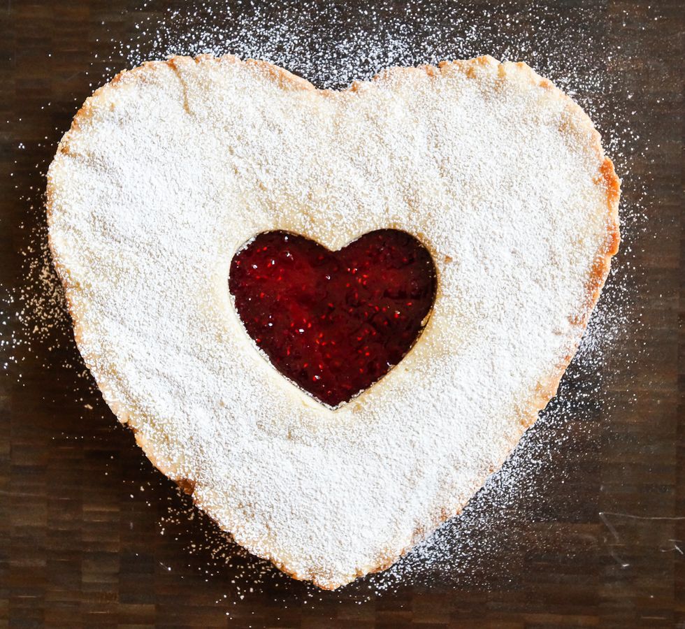 diy valentines day gifts giant linzer cookie