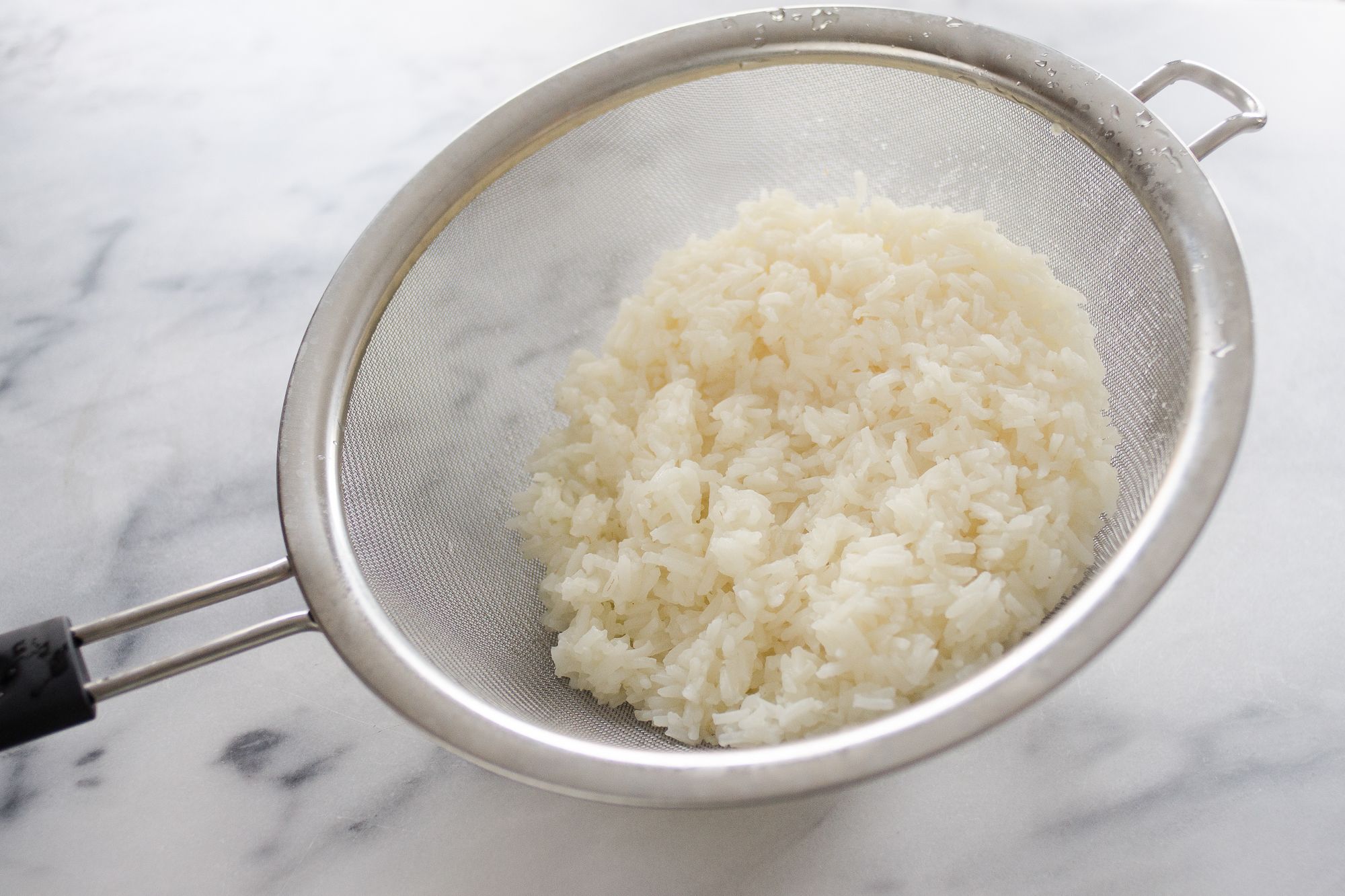 How to Make Steamed Rice without Rice Cooker 米飯