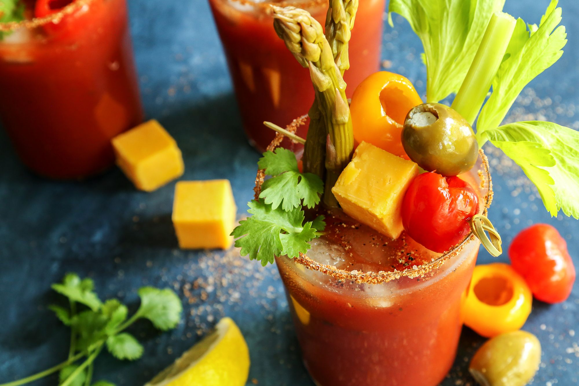 Bloody Mary Recipe Glasses