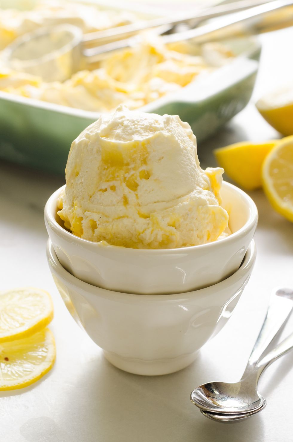 Lemon Curd Ripple Ice Cream