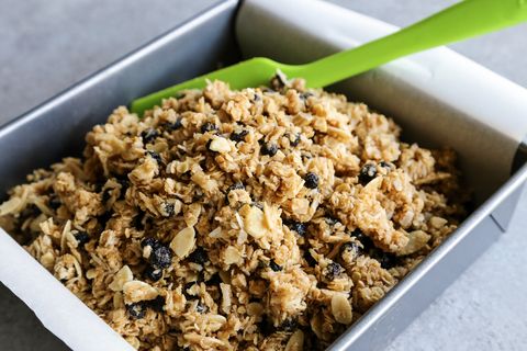 Chewy Granola Bars with Almonds and Wild Blueberries