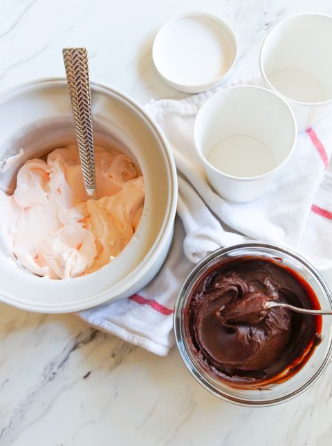 Chocolate-Ribboned Peppermint Ice Cream