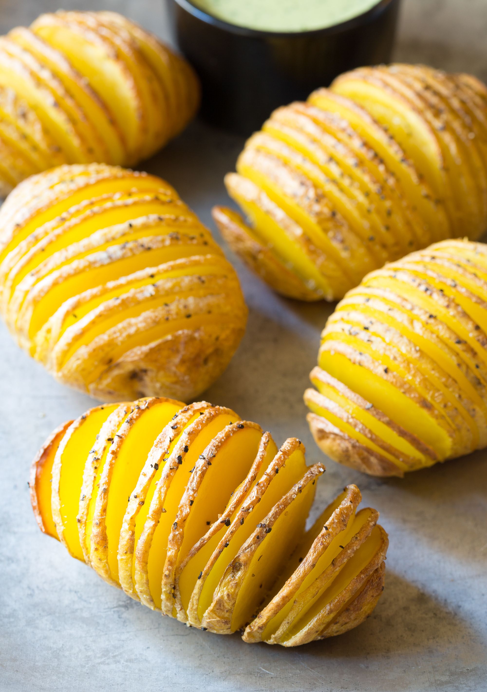 Cedar Planked Hasselback Potatoes - Life's A Tomato