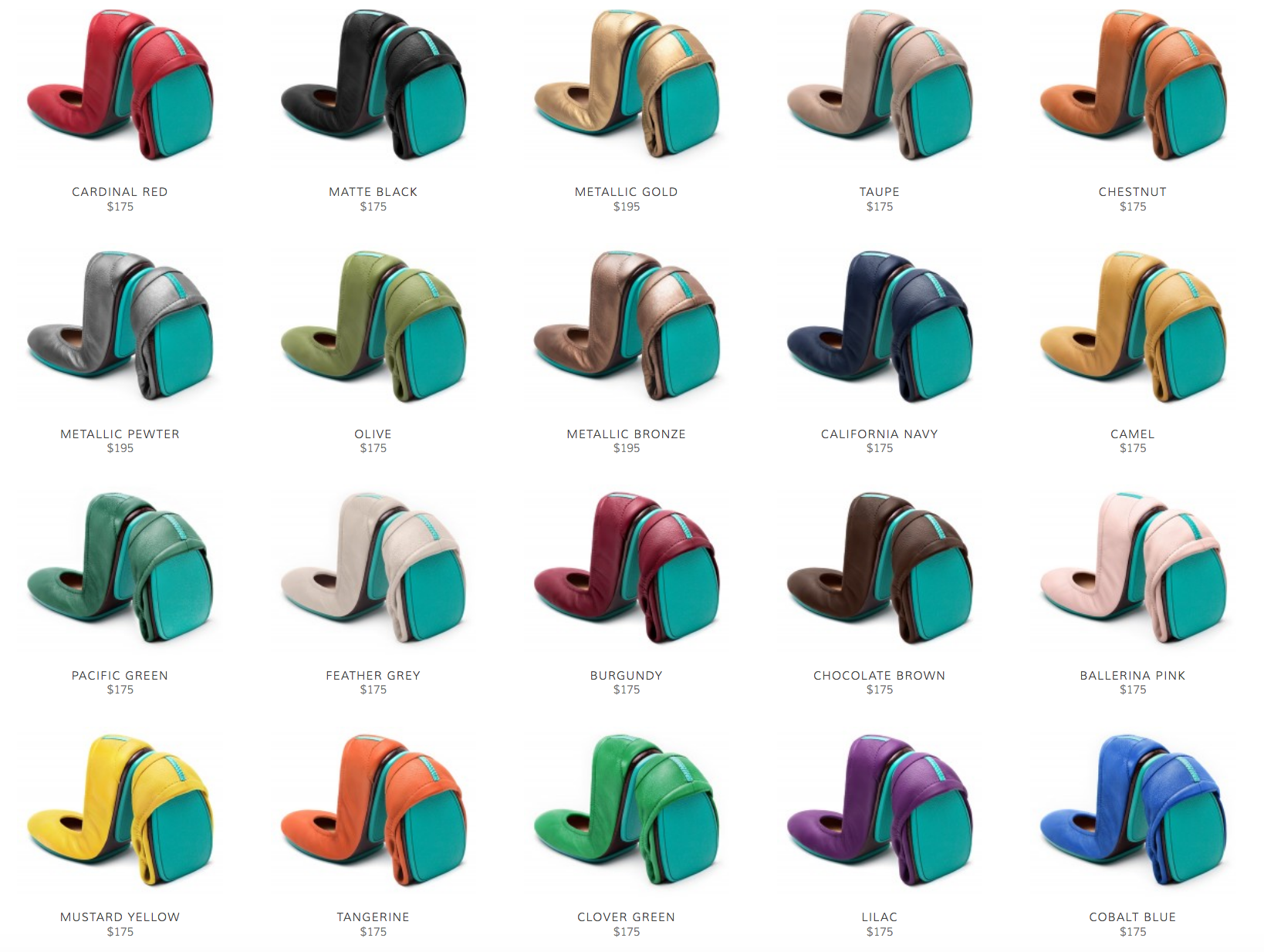 Tieks colors hot sale