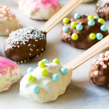Easter Chocolate Coconut Truffle Spoons