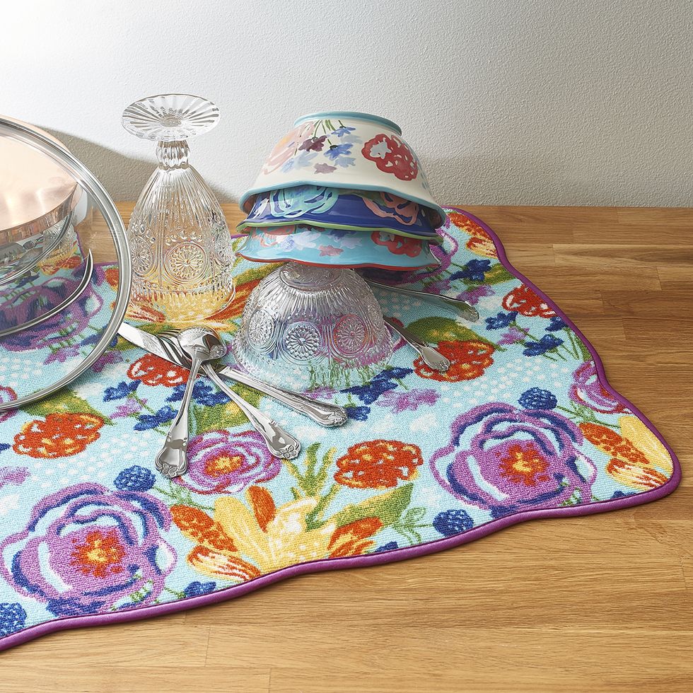 The Pioneer Woman Sweet Rose Kitchen Towel, Oven Mitt, and Pot Holder Set