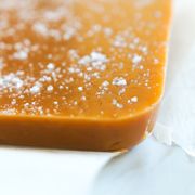 How to Make Salted Caramels slab