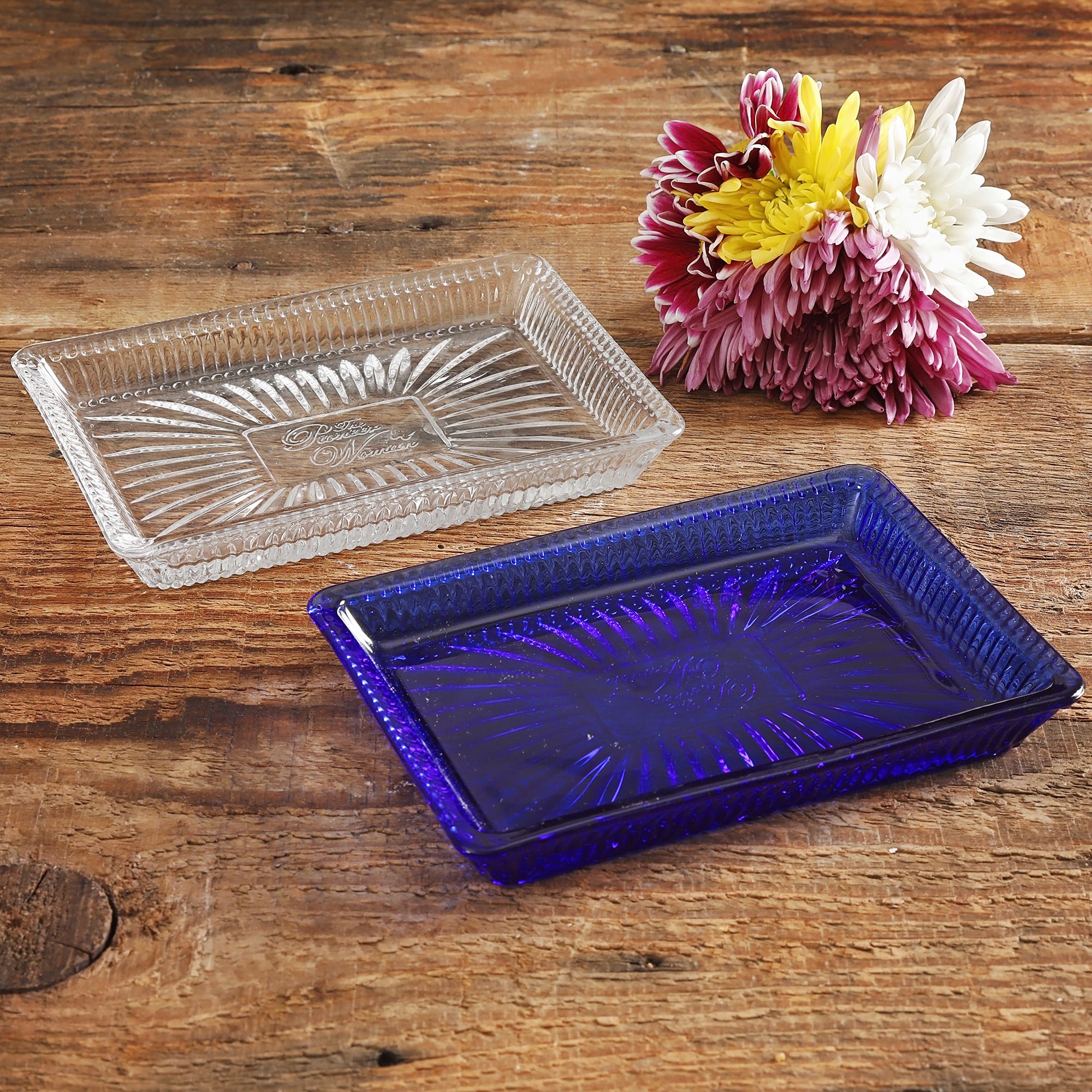 The Pioneer Woman Adeline Cobalt Blue Soap Dish 