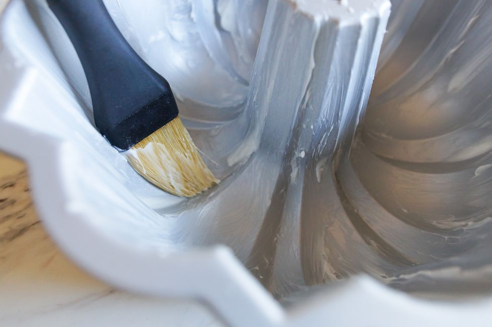 Tips for Baking with a Bundt Pan pastry brush