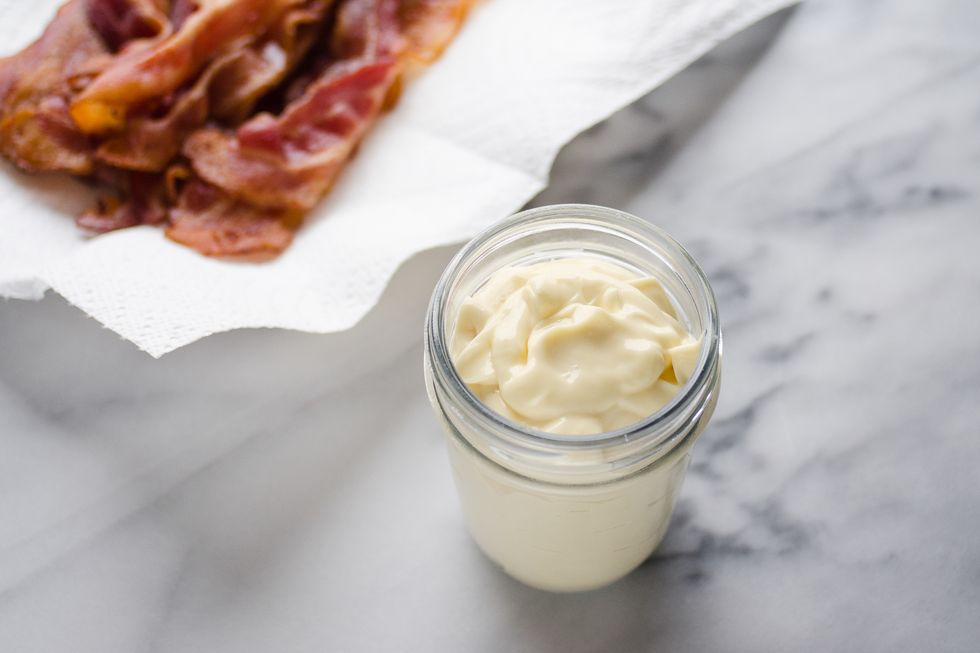 How to easily clairfy your bacon greae - cooking's essientail oil! #ba, bacon  grease