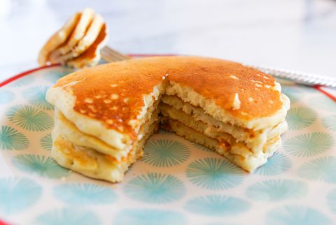 Buttermilk 101 dry pancakes cut