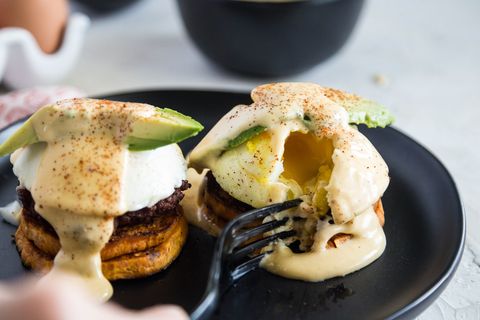 Instant Pot Poached Eggs and Southwest Eggs Benedict 09
