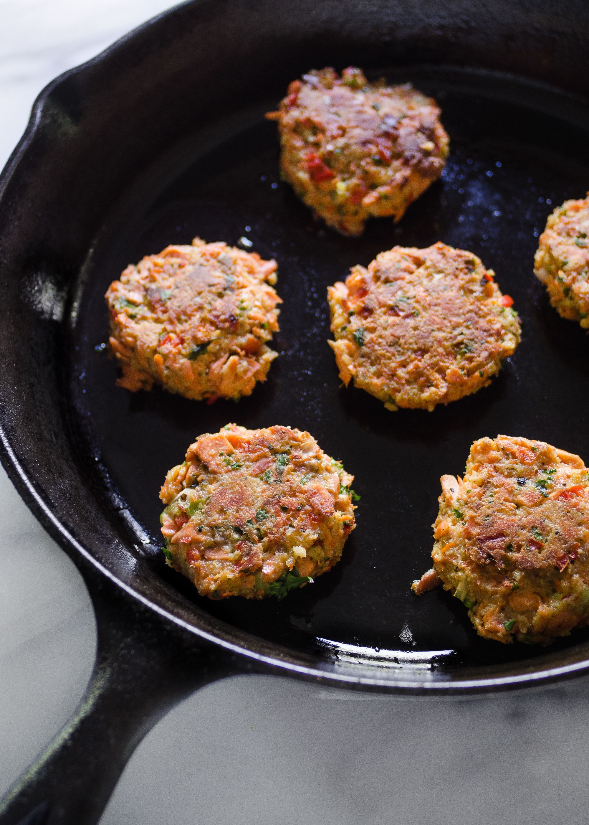 Pan-Fried Fish Cakes with Mango Salsa