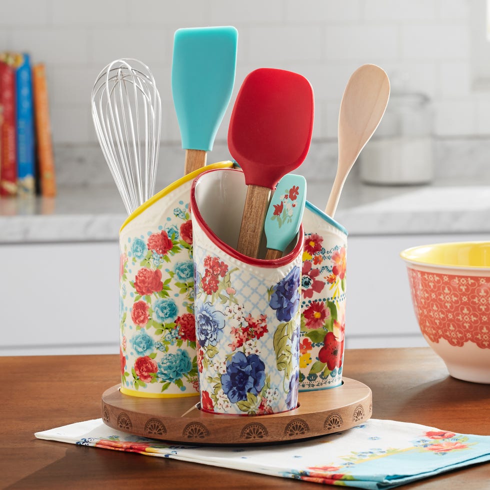 Pioneer Woman Gingham Kitchen Utensil Sets