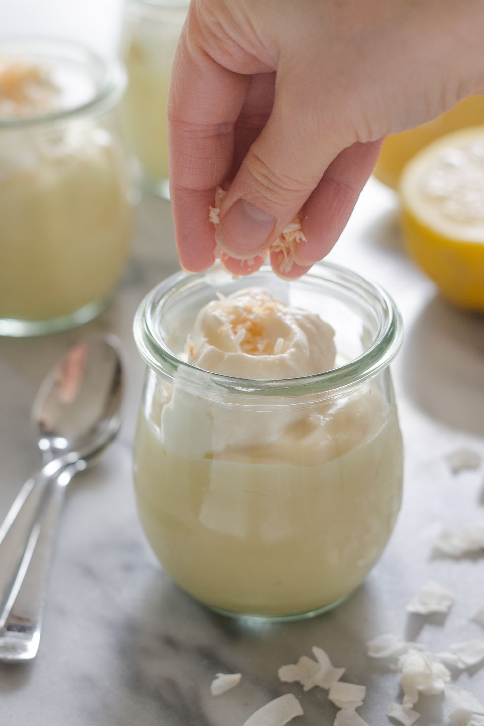 Lemon Coconut Pudding 11