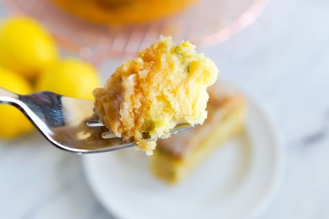 Lemon Zucchini Coffee Cake bite