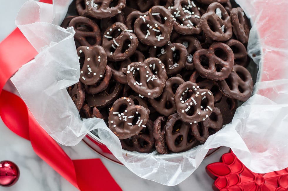 Dark Chocolate Covered Pretzels