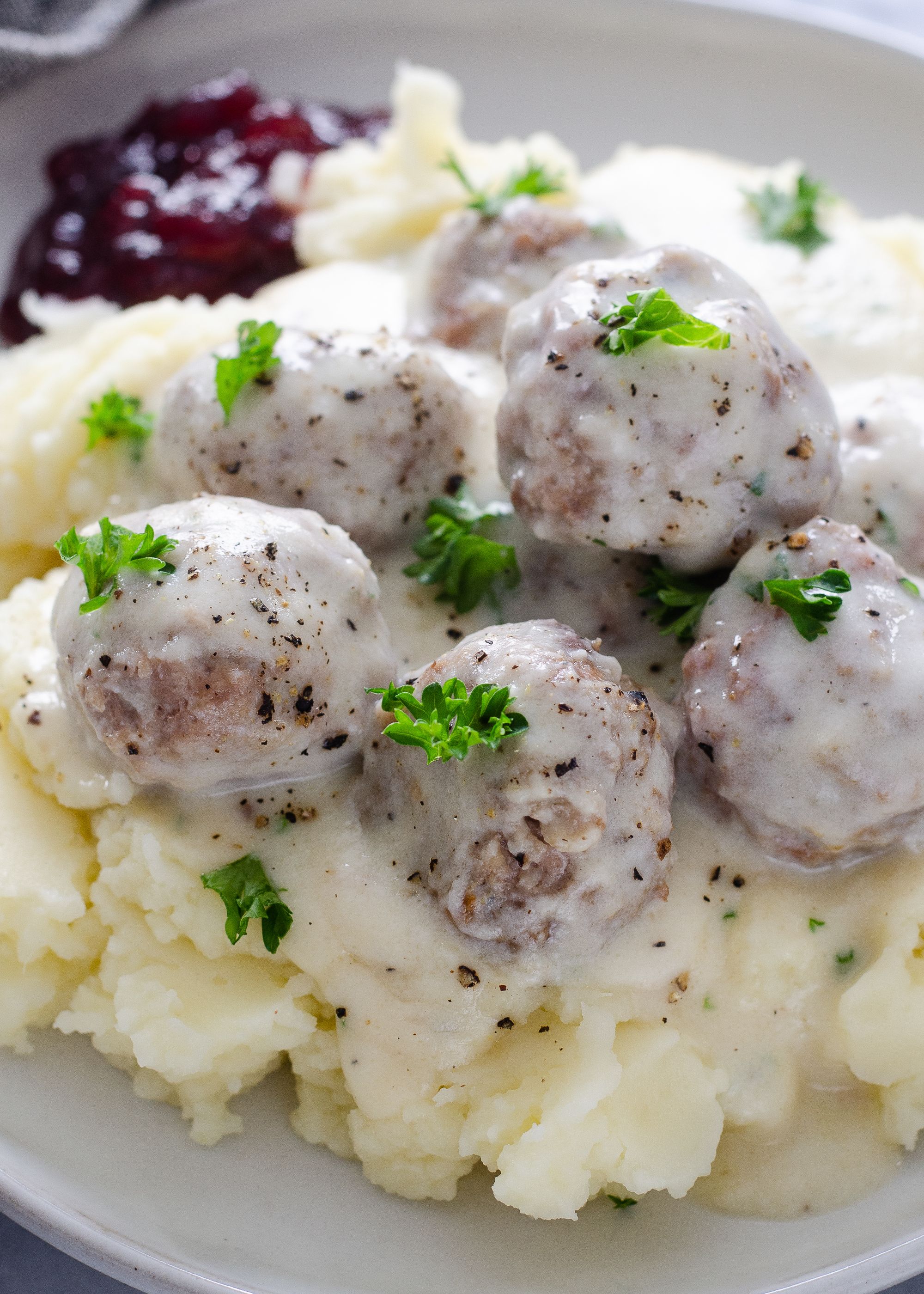 Easy Baked Swedish Meatballs